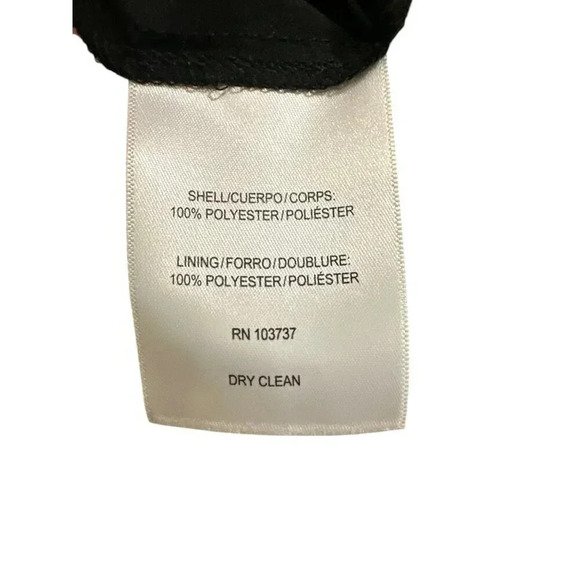 Donna Morgan Sheer Top Embroidered Floral Cocktail Dress Size 6, Pre-Owned - Picture 8 of 8